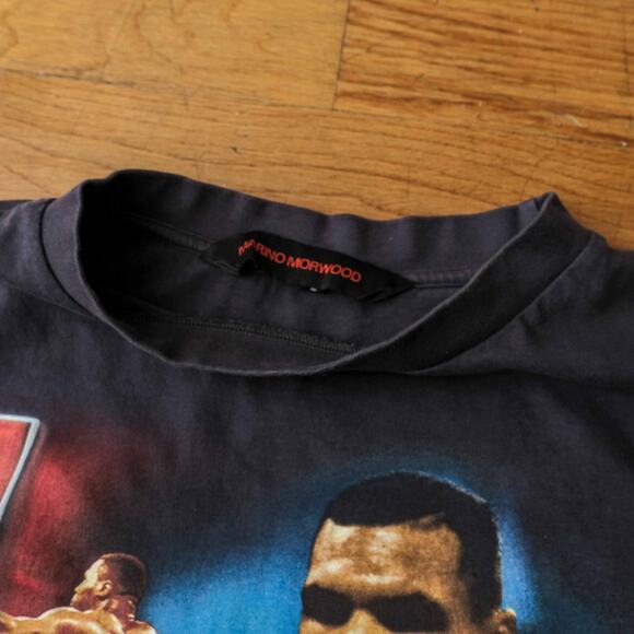 Marino Morwood Mike Tyson T Shirt All Over Print Double Sided Size L Rap‎ Tee - Picture 2 of 5